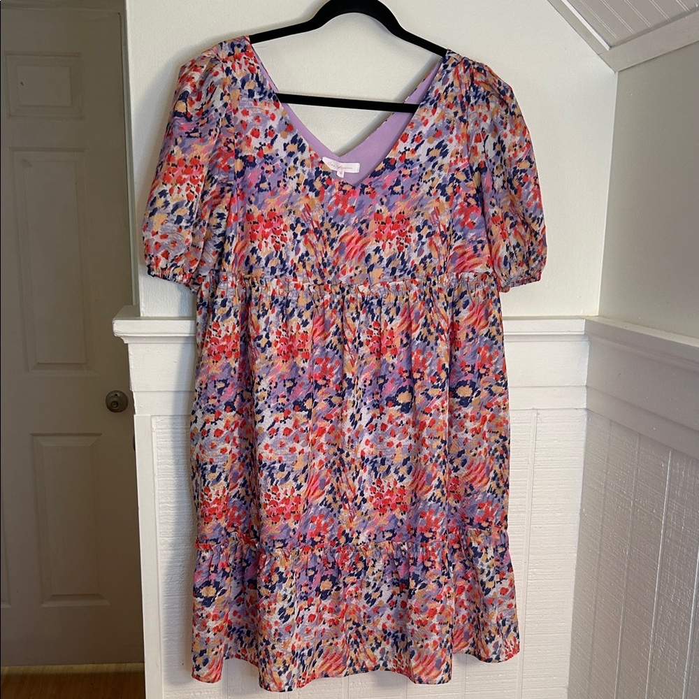 Ces Femme Puff Sleeve Boutique Mini Dress New with tags size medium
